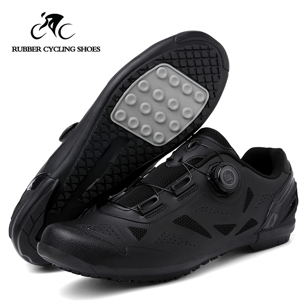 Men's rubber sole cycling shoes